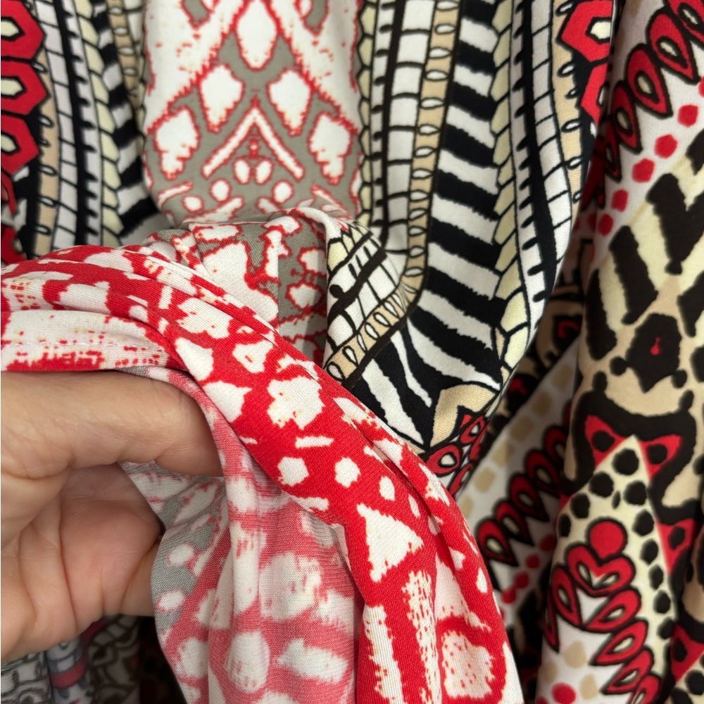 *London Times tribal design sleeveless maxi dress 10 - Picture 2 of 3